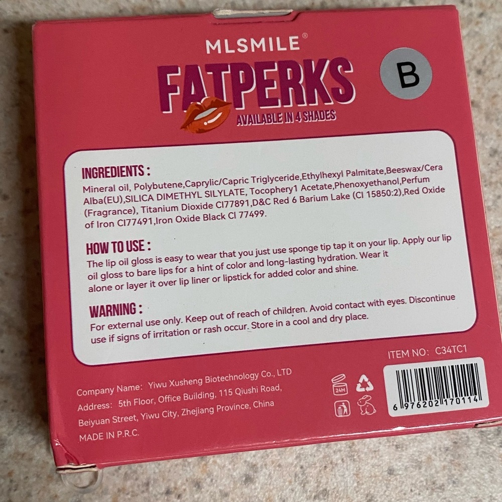 MLSmile FatPerks Lip Oil Gloss Set NIB | TikTok Viral Hydrating Lip Gloss - Picture 4 of 4